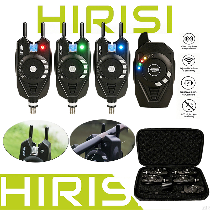 Fish Alarm - HIRISI SD11 3+1 Kabelloser Bissanzeiger, 150M