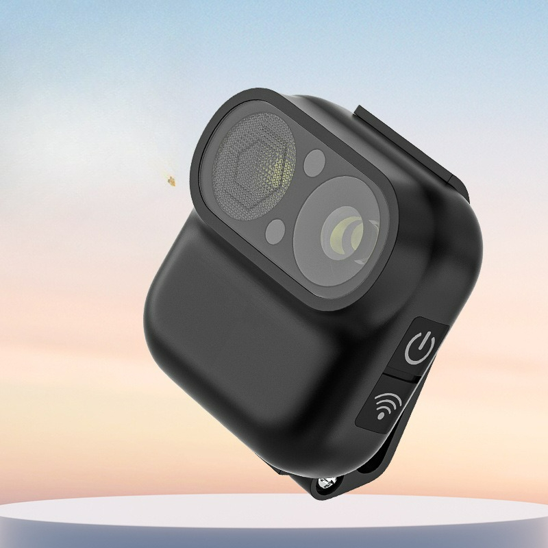 Fishing Camera - Hochhelle Stirnlampe im Kamerastil, wasserdicht, wiederaufladbar,
