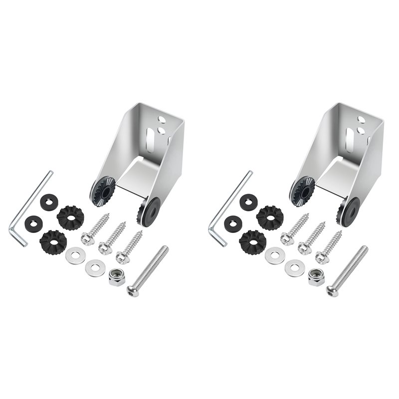 Fish Finder Mount - 2 Stück robuste Metall-Montagehalterungen für Geber,