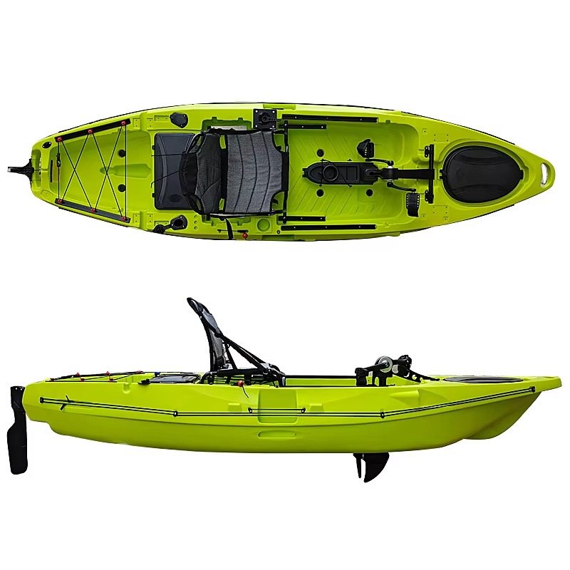 Fish Finder - 3,3 m (11 Fuß) freihändiger Finnenpropeller-Pedalantrieb-Kajak