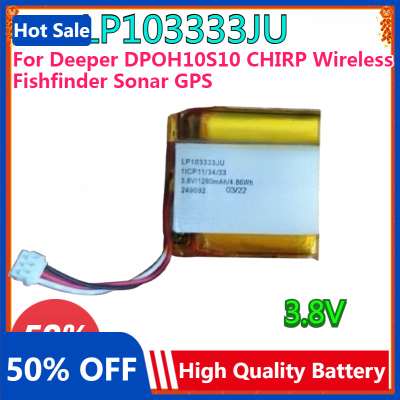 Fish Finder Gps - Neuer Hochwertiger Austauschbarer 1280mAh Akku 103333