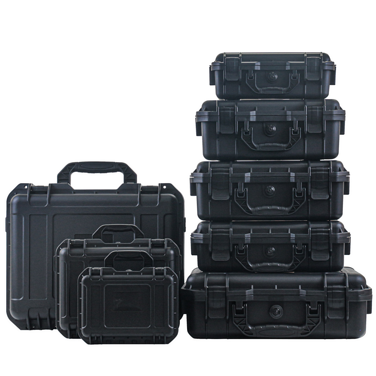 Fish Finder Case - 1 Stück tragbarer Sicherheits-Werkzeugkasten aus Kunststoff,
