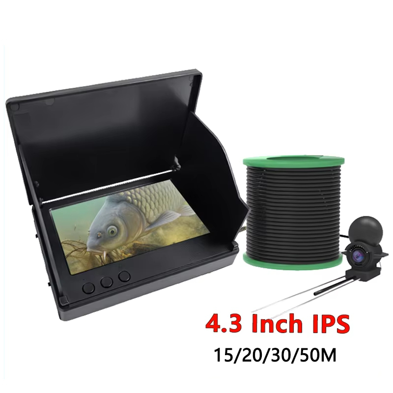 Fish Finder Portable - Dodosee Handgehaltener 1080P Fischfinder, 4,3'' LCD