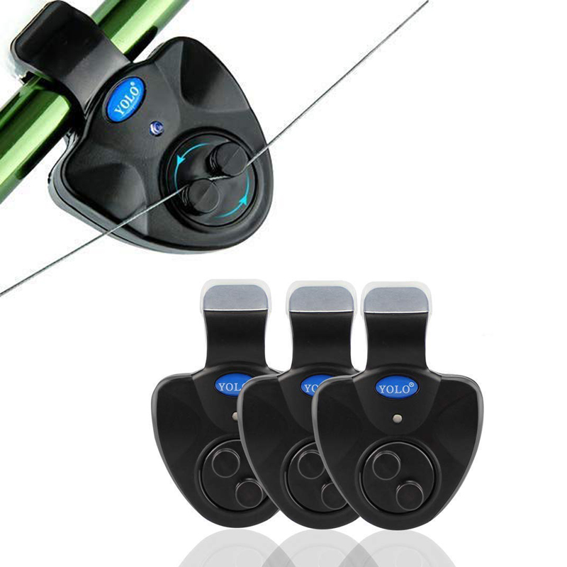 Fish Alarm - Angelrute Biss Alarm LED Anzeige Fisch