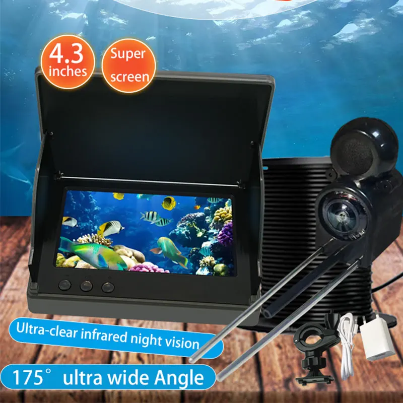 Fish Finder Battery - YS43A 4,3-zoll Fisch Detektor Unterwasser Fisch