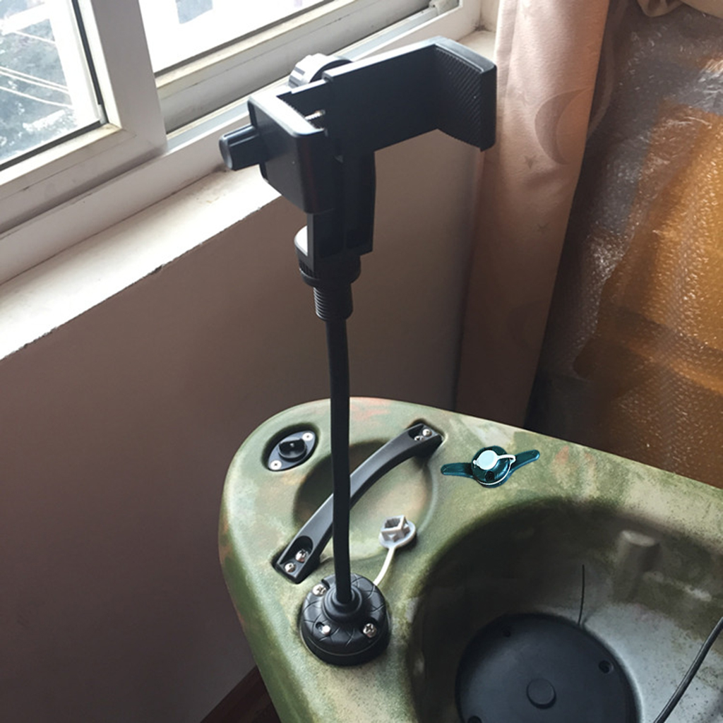 Fish Finder Mount - Kajak Handy Halter Halterung Schwarz Fisch