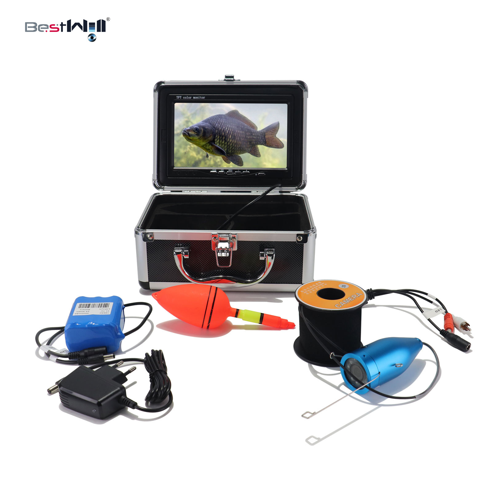 Fishing Camera - 7 Zoll IPS Bildschirm 15/20/30M 1000TVL