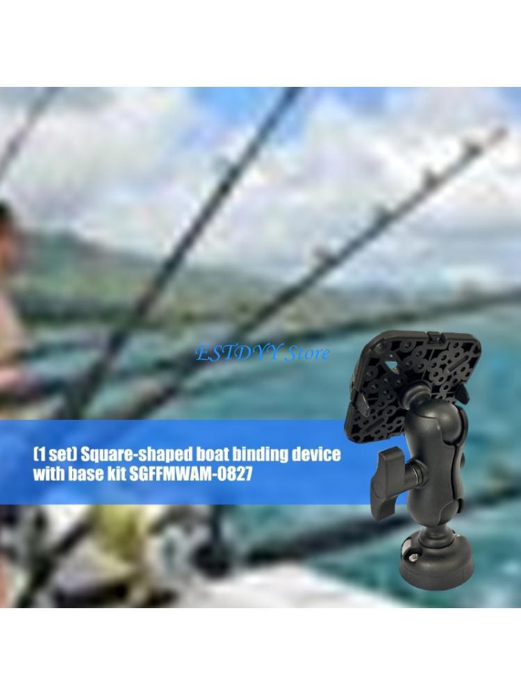 Fish Finder Mount - G6DE Fischfinder-Montageplatte, drehbarer Fischfinder-Unterstützer, um 360