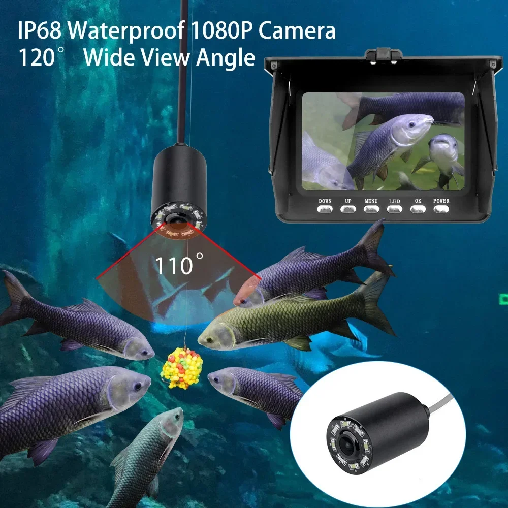 Fisch Finder 5,0 Zoll LCD Disp – Fish Finder Cable Bewertung und Preis