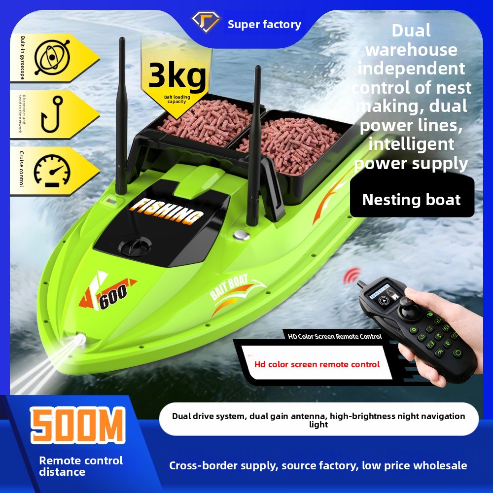 500M RC Futterboot mit Doppels – Fish Finder Cable Bewertung und Preis