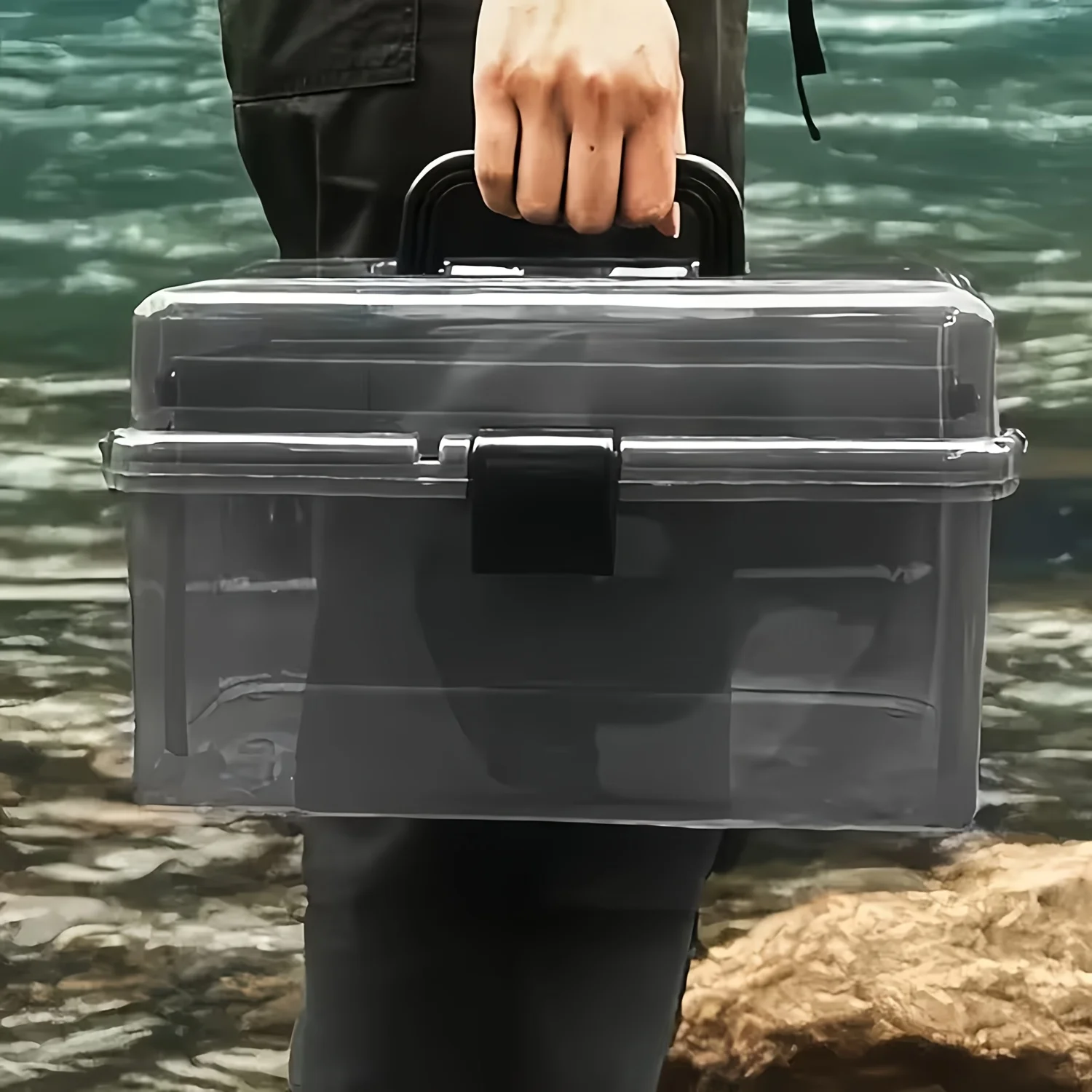 Langlebige PE-Angelausrüstungs – Fish Finder Case Bewertung und Preis