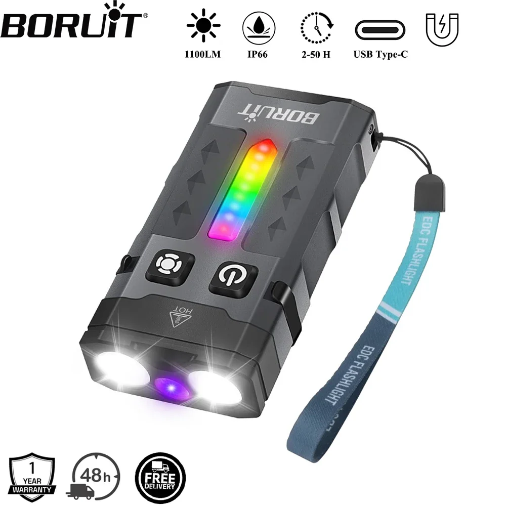 BORUiT EV20 1100LM EDC UV-Schl – Fishing Light Bewertung und Preis