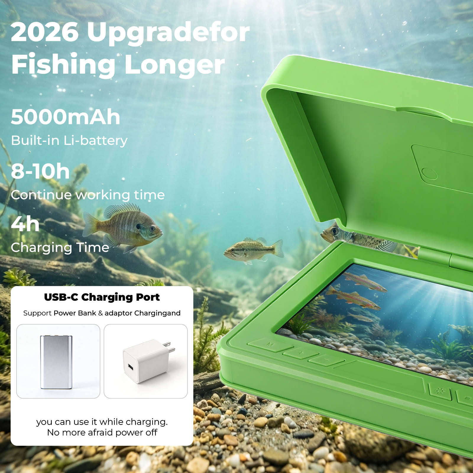 Tragbarer Unterwasser-Fischfin – Fish Finder Portable Bewertung und Preis
