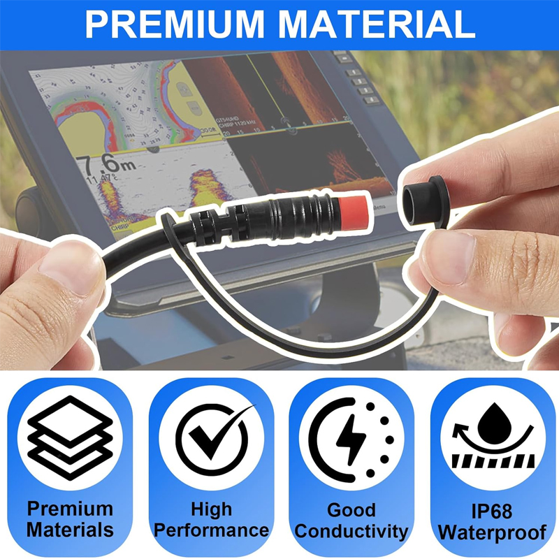 Marine 4-Pin Stromkabel-Verbin – Fish Finder Cable Bewertung und Preis
