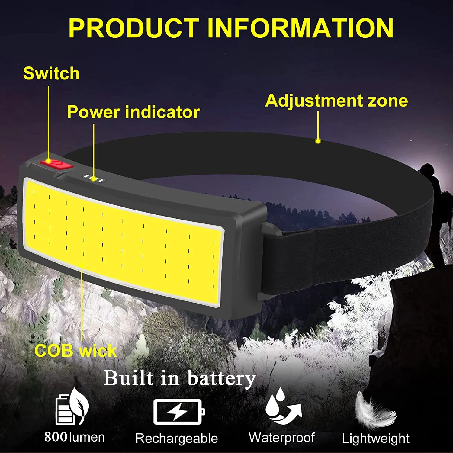 Tragbare COB-LED-Stirnlampen f – Fish Finder Battery Bewertung und Preis