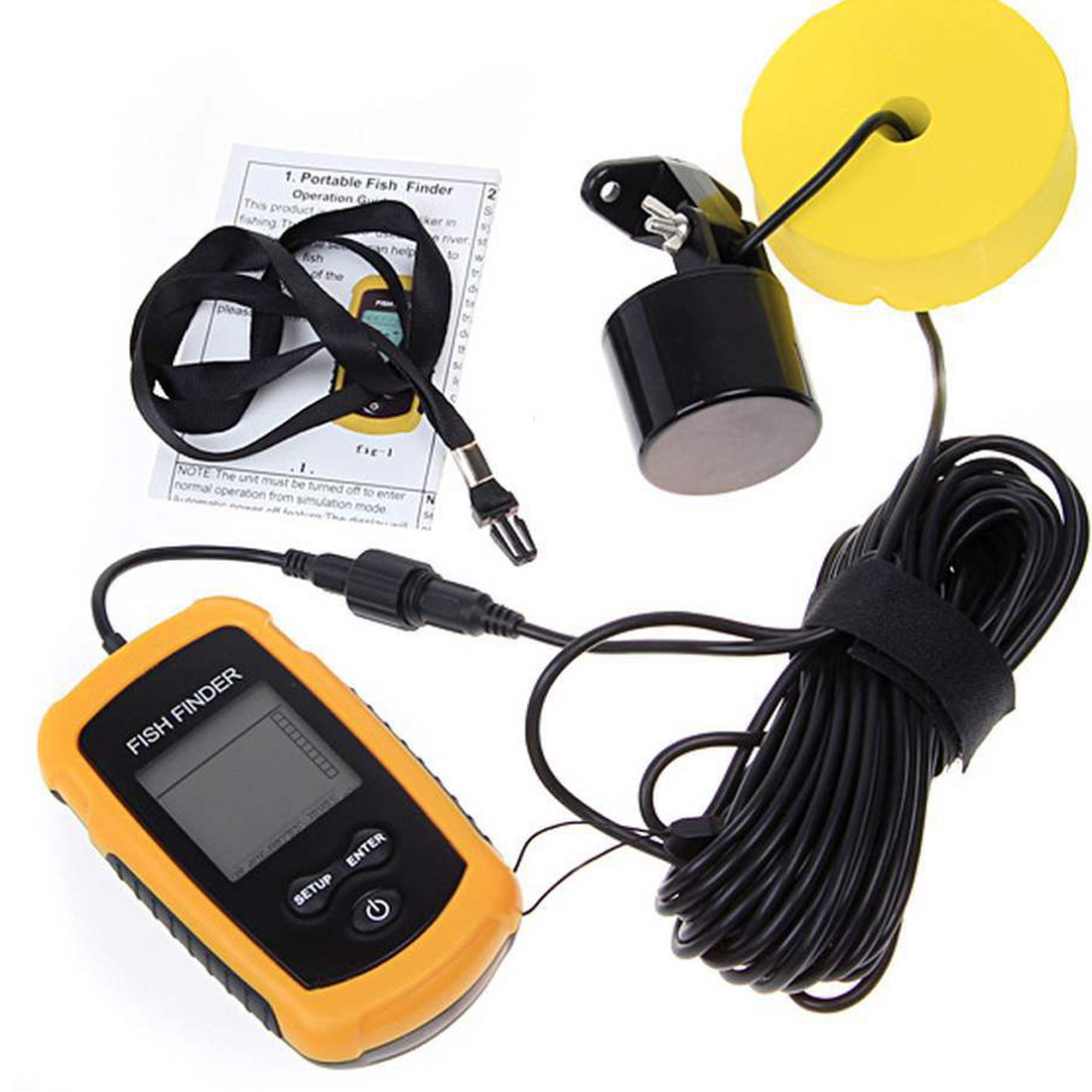 Alarm 100M Tragbarer Sonar-Fis – Fish Finder Portable Bewertung und Preis