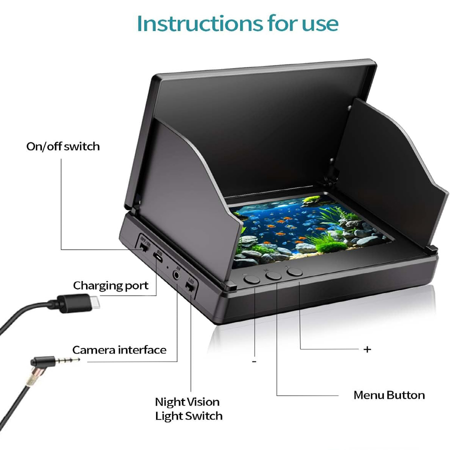 FOURQ Handgehaltener 1080P 4,3 – Fish Finder Portable Bewertung und Preis