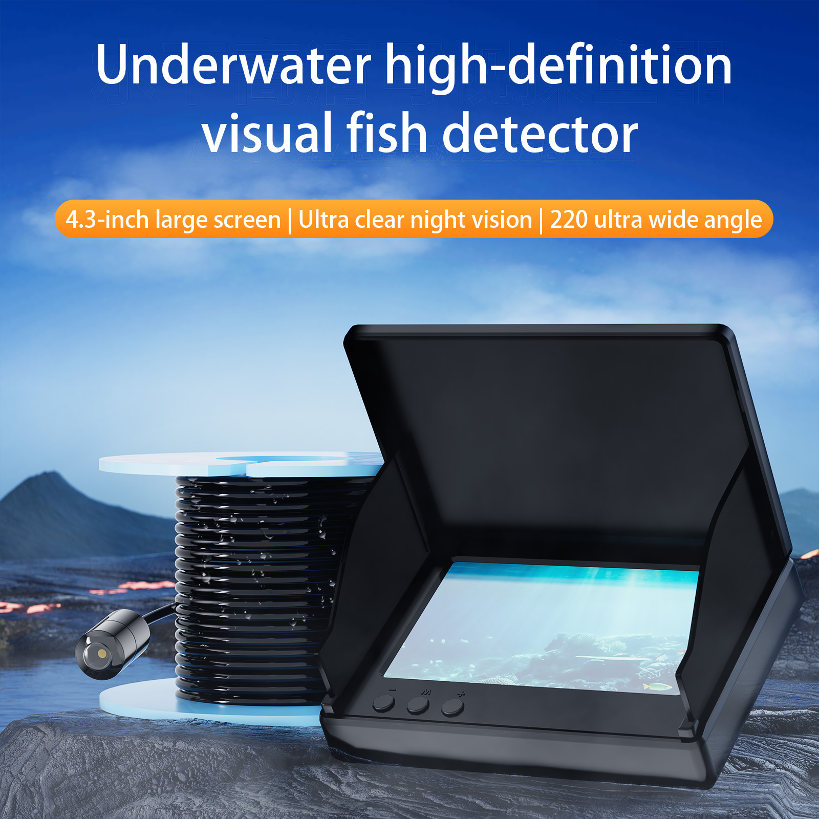 4,3 Zoll Unterwasser 15/30M An – Fishing Camera Bewertung und Preis