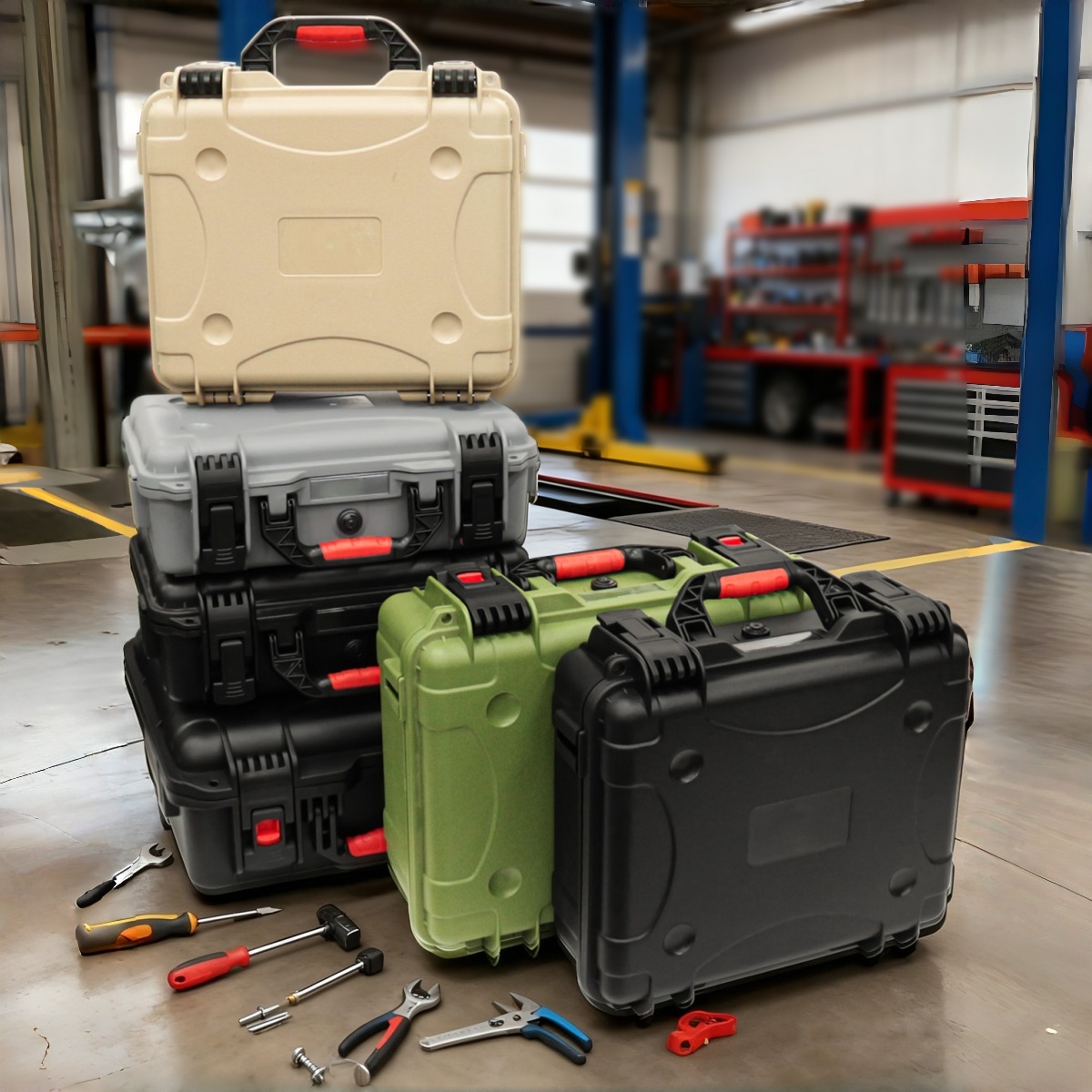 Tragbarer Werkzeugkasten mit s – Fish Finder Case Bewertung und Preis