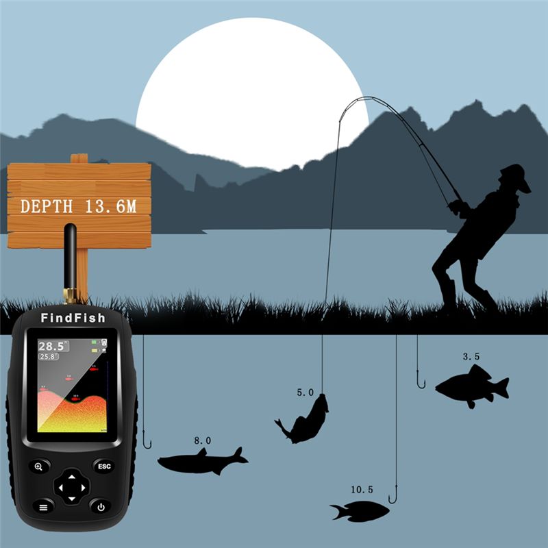 Hochwertiger Smarter Englisch- – Fish Finder Portable Bewertung und Preis